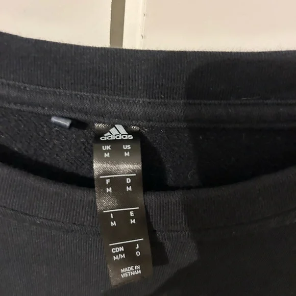 adidas Black Crew Neck Sweater - Picture 4 of 4